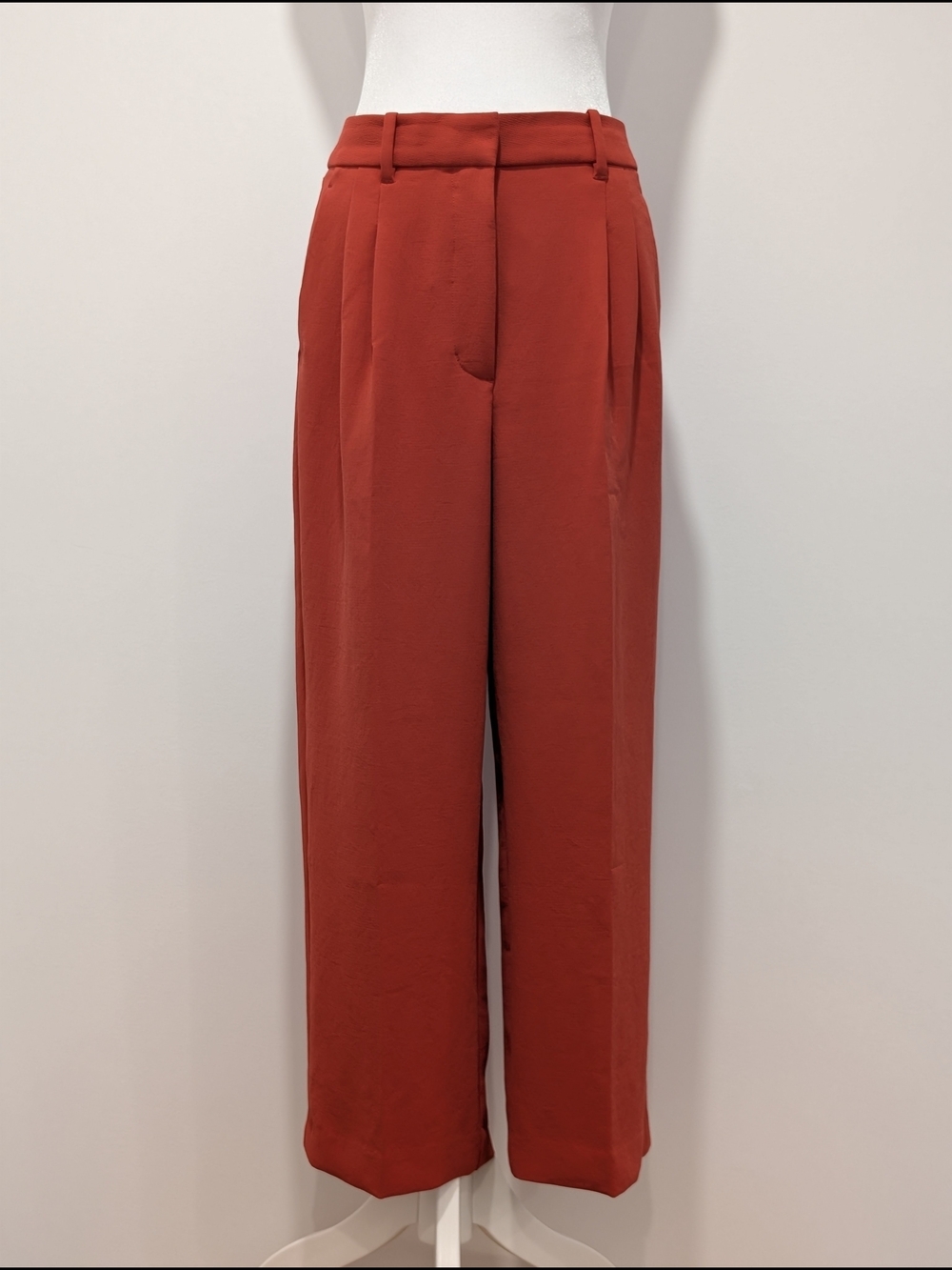 Wilfred Effortless Pants Cropped High-Rise in Rust / Terracotta
